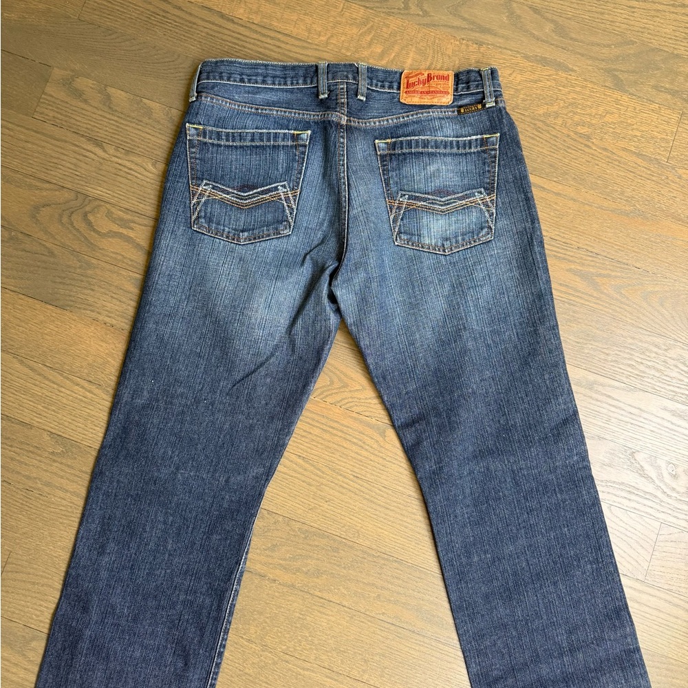 Lucky Brand Men's Straight Blue Jeans